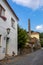 Narrow street in jewish quarter. Trebic, Czech Republic