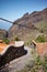 Narrow street in Masca mountain village, Tenerife