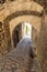 Narrow street in medieval town Gordes. Provence