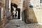 Narrow street in the Old City of Jaffa, Israel.