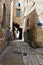 Narrow street in the Old City of Jaffa, Israel.