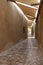 A narrow street in a old Dubai town Bastakia
