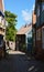 Narrow Street in the Old Hanse Town Stade, Lower Saxony