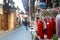 Narrow street of old medina of Marrakech, Morroco