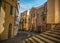 Narrow street in old town Alghero