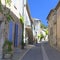 Narrow street in Provence, France