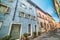 Narrow street in San Quirico d`Orcia