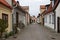 Narrow street in Visby, Sweden