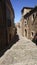 Narrow streets and alleys of the historical old town of Caceres, Extremadura, Spain