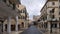 Narrow streets and alleys in Kerkyra, Corfu island, Greece