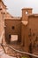 Narrow streets of berber village of Ait Ben Haddou, UNESCO world heritage site in Morocco