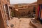 Narrow streets of berber village of Ait Ben Haddou, UNESCO world heritage site in Morocco