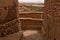 Narrow streets of berber village of Ait Ben Haddou, UNESCO world heritage site in Morocco