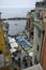 The narrow streets with colorful houses in Riomaggiore on April 14, 2017