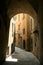 narrow streets medieval grasse city france