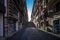 Narrow streets of old Rome, Italy