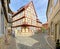 Narrow streets of the Old Town of Quedlinburg Germany