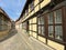 Narrow streets of the Old Town of Quedlinburg Germany
