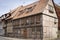 Narrow streets of the Old Town of Quedlinburg Germany