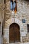 Narrow Streets of Sitges, views leading into the distance. A typical scene of cobbled back streets in Europe