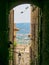 Narrow streets surrounded by medieval walls. Saint-Paul de Vence, France