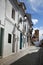 Narrow streets and whitewashed facades in Altea
