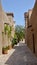 Narrow traditional streets of old Dubai, UAE