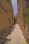 Narrow Walkway in an Old City
