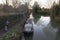 Narrowboat on Kennet and Avon canal