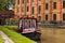 Narrowboat moored at Blisworth Village