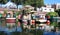 Narrowboats on Canal