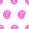 Narutomaki simple hand drawn doodle seamless pattern background. pink swirl abstract asian food print, wallpaper