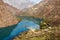 Naryn River in the Tian Shan mountains