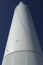 NASA Juno II rocket under a clear blue sky