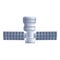 Nasa space satellite icon, cartoon style