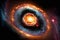 NASA supplied this bursting galaxy image