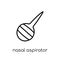 Nasal aspirator icon from Hygiene collection.