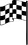 Nascar checkered racing flag eps vector