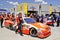 NASCAR - Logano\'s Car In the Garae Area Pre Race