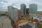 Nashville city aerial view, TN, USA