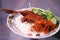 Nasi Bebek Madura or Spicy Fried Maduranese Black Duck with Rice