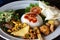 Nasi campur Bali or also known as Balinese mixed rice