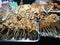 Nasi kucing or angkringan, junk food, gorengan, small size night street food at yogyakarta