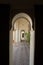 Nasrid arcs in the interior of the muslim palace of the Alcazaba, Malaga, Spain