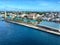 Nassau downtown aerial view