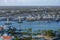 Nassau historic downtown aerial view, Bahamas