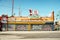 Nathans Famous Hot Dogs on the boardwalk in Coney Island, Brooklyn, New York City