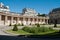 The National Archives garden in the Marais district in Paris,