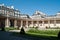 The National Archives garden in the Marais district in Paris,