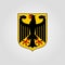 National arms of Germany,  illustration, EPS 10